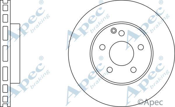 APEC BRAKING Jarrulevy DSK2224